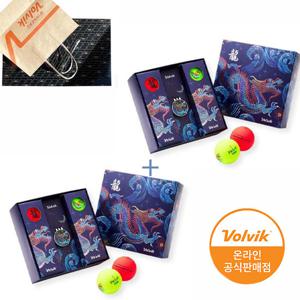 볼빅 청룡 에디션 골프공 3피스 6구 볼마커 포장쇼핑백무료