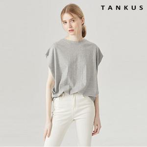 [탱커스] 밑단 셔링 티셔츠 (TU1TS049L0)