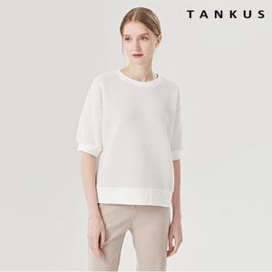 [탱커스]라운드넥 반팔 맨투맨 (TW1TS019L0)