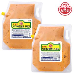 오뚜기 오쉐프 1000아일랜드 드레싱 2kg x 2개