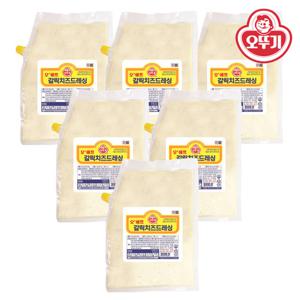 오뚜기 오쉐프 갈릭치즈 드레싱 1kg x 6개