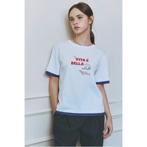 [메트로시티] 라비타벨라 파라솔 반팔 티셔츠 M243CT0910H