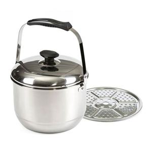 키친아트 스텐 들통 22cm 찜들통 찜냄비 찜판포함