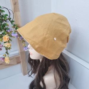 [애슬릿][애슬릿]린넨 배색 엄마 할머니 여름 여행 보넷 벙거지