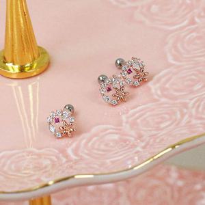 [폭스타일] [낱개판매] 플라워리스 이너컨츠 피어싱