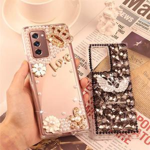 갤럭시Z 폴드6 케이스 쥬얼리 아트핏 큐빅 케이스