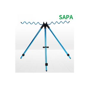 싸파 알루미늄 릴9조 2단 삼각 받침대 블루