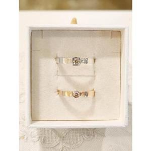 미니골드 14K [DIA] 천연 1부 너랑나랑 커플링 RJUC4021D RJUC4022D