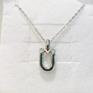 미니골드 14K 솔레아 큐 화이트 팬던트 PJIS4080