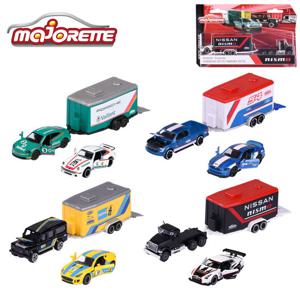 [마조렛] 다이캐스팅 카 트레일러 미니카세트 4종세트 M65327S