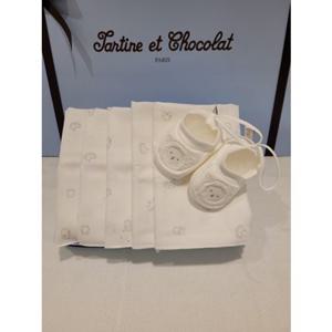 쇼콜라 뱀부손수건5매몽즈덧신세트 (TNNXCF01XK)사계절공용임신출산선물