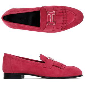 에르메스 로즈프랑브아즈 로얄 스웨이드 로퍼