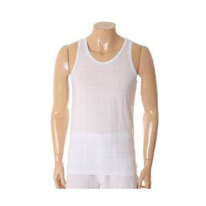 [비비안(언더웨어)]쾌적한 인견폴리 체크 남성런닝 CP1518