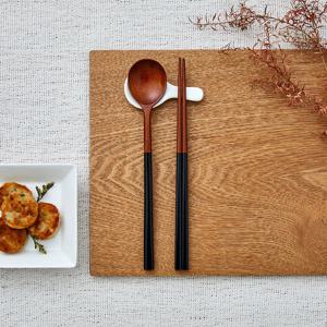 [모던하우스] 자연옻칠 둥근헤드 수저세트 블랙