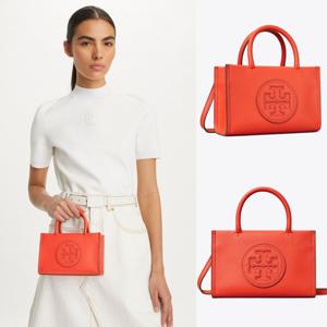 토리버치 145613 603 여자 Ella 로고 패치 미니 토트 크로스백
