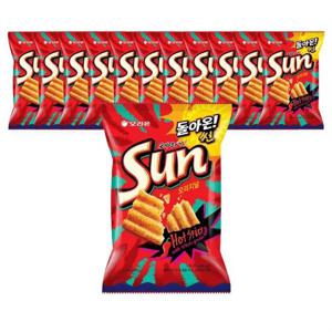 오리온 썬칩 돌아온 썬 핫스파이스 80g 12개