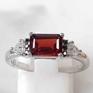 [블루케이] 하이퀄 레드가넷 원석반지240610-12탄생석