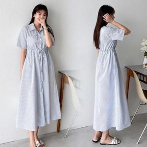 위쉬몰 BN 데이지스트라이프원피스(S300H406) 빅사이즈