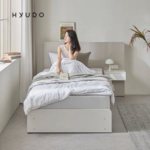 지정일배송/무료설치ㅣ휴도 고요한선유 호텔 템바보드 LED 빅서랍 호텔 수납 슈퍼싱글 침대 프레임