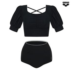 아레나 리아 레저 비키니 세트 A4SL1SM01 BLK