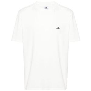 24SS CP컴퍼니 로고 패치 반팔티 16CMTS068A 화이트