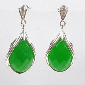 [블루케이] 비취 그린제이드 원석귀걸이240613-12