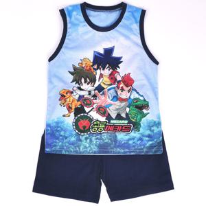 [티엘키즈] 공룡메카드 남아 퓨리 민소매 상하복세트_C91EM53935