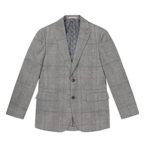 [페라로밀라노] (정가399000) 린넨혼방 빅체크 자켓 그레이 (A0C910734)
