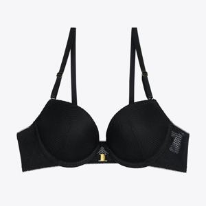 [섹시쿠키]리본 볼륨 브라렛 블랙 앞후크 브라 SCWBA502