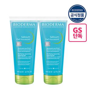 [GS단독][바이오더마] 세비엄 젤 무쌍 200ml x2 (피지조절젤클렌저)
