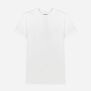 우영미 야광 백로고 여성 반팔 티셔츠 WHITE 화이트 M241TS09