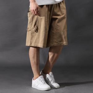 [후앙스] 린넨 7부 루즈핏 밴딩 반바지 BDCP8280