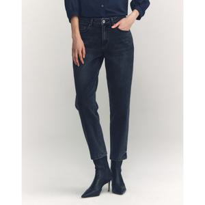 헤지스 여성 24FW 가격인하데님배기핏 다크그레이 데님 팬츠 HSPA4C784G3