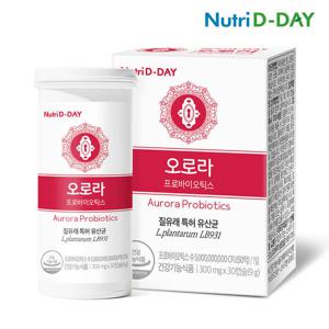 뉴트리디데이 오로라 프로바이오틱스 질유래유산균 1개 30캡슐