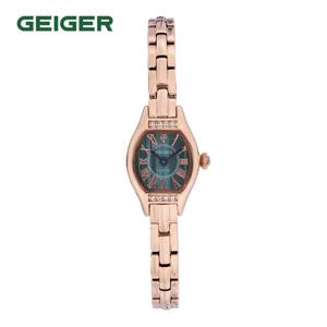 가이거(GEIGER) 여성 말라카이트 포인트 메탈 워치 GE1272RG