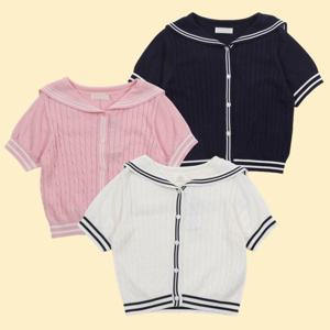 [로엠걸즈(아동)]썸머 세일러 간절기 가디건RGCK2432P