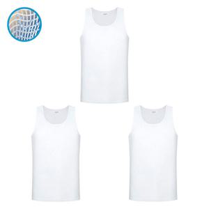 [BYC] 빅사이즈 모시메리 남성 뉴매쉬 런닝 3종