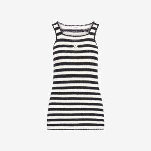 셀린느 스트라이프 원피스 화이트 블랙 여성 2AE5K720X 38EC