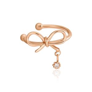 [비앤비골드] 14K 리본 이어커프 귀걸이 (한쪽) / 왼쪽전용 NPE21686
