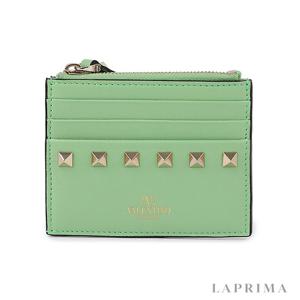 라프리마 발렌티노 락스터드 지퍼 카드지갑 4W2P0T35-BOL-YEG