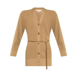 마이클 코어스 가디건 MF360O24VR 211 DARK CAMEL