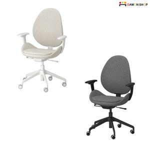 이케아 HATTEFJALL 팔걸이 있는 각도조절 회전의자/사무의자