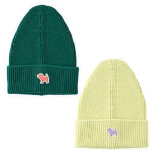 [블루독8-키즈]2종택1 그린에센셜비니 면니트 패션 모자 초등학생 세돌선물 24A1980202