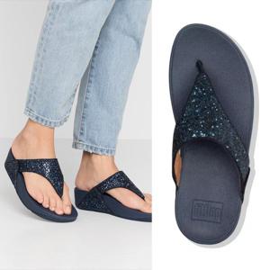 [핏플랍]핏플랍 쪼리 쉬머 글리터 플립플랍 GY4-399 네이비