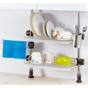 갤러리 기둥식 식기건조대 400 -2단 골드