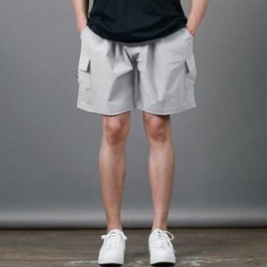 스댕클럽 남성용 나일론 스판 밴딩 카고 건빵 반바지 MJB3029