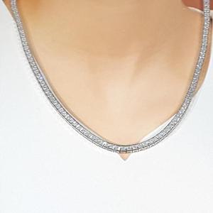 [블루케이] 실버925 다이아컷 큐빅 목걸이240705-24