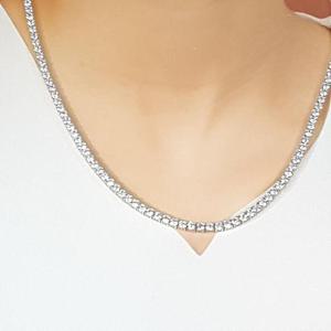 [블루케이] 실버925 다이아컷 큐빅 목걸이240705-23