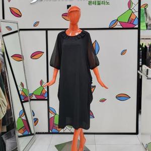 몬테밀라노 DP01 프릴카라 시스루 원피스 ML406O1593