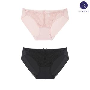 [섹시쿠키]리본 디테일 앞판 트임 헴팬티 SCWPZA21SCWPZA25